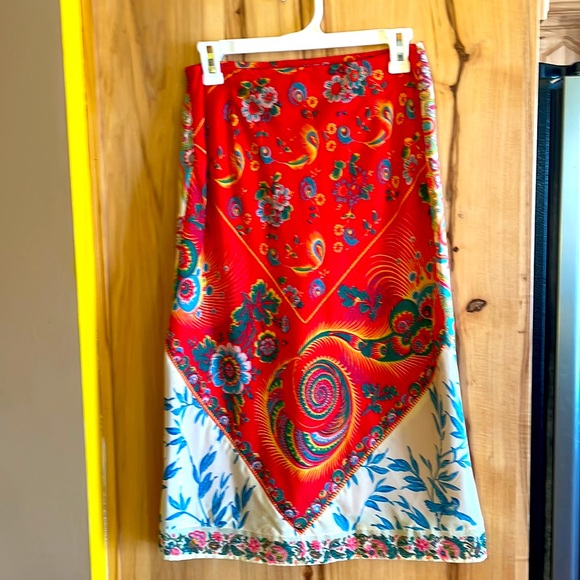 Free People‎ floral paisley Boho skirt - Picture 2 of 4